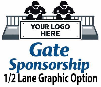 Starting Gate Sponsorship 1/2 Lane Graphic