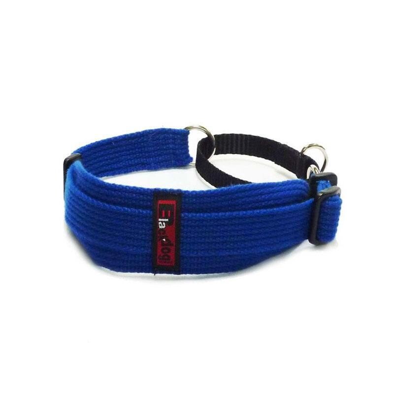 Windhond halsband blauw/blauw(36-46cm)