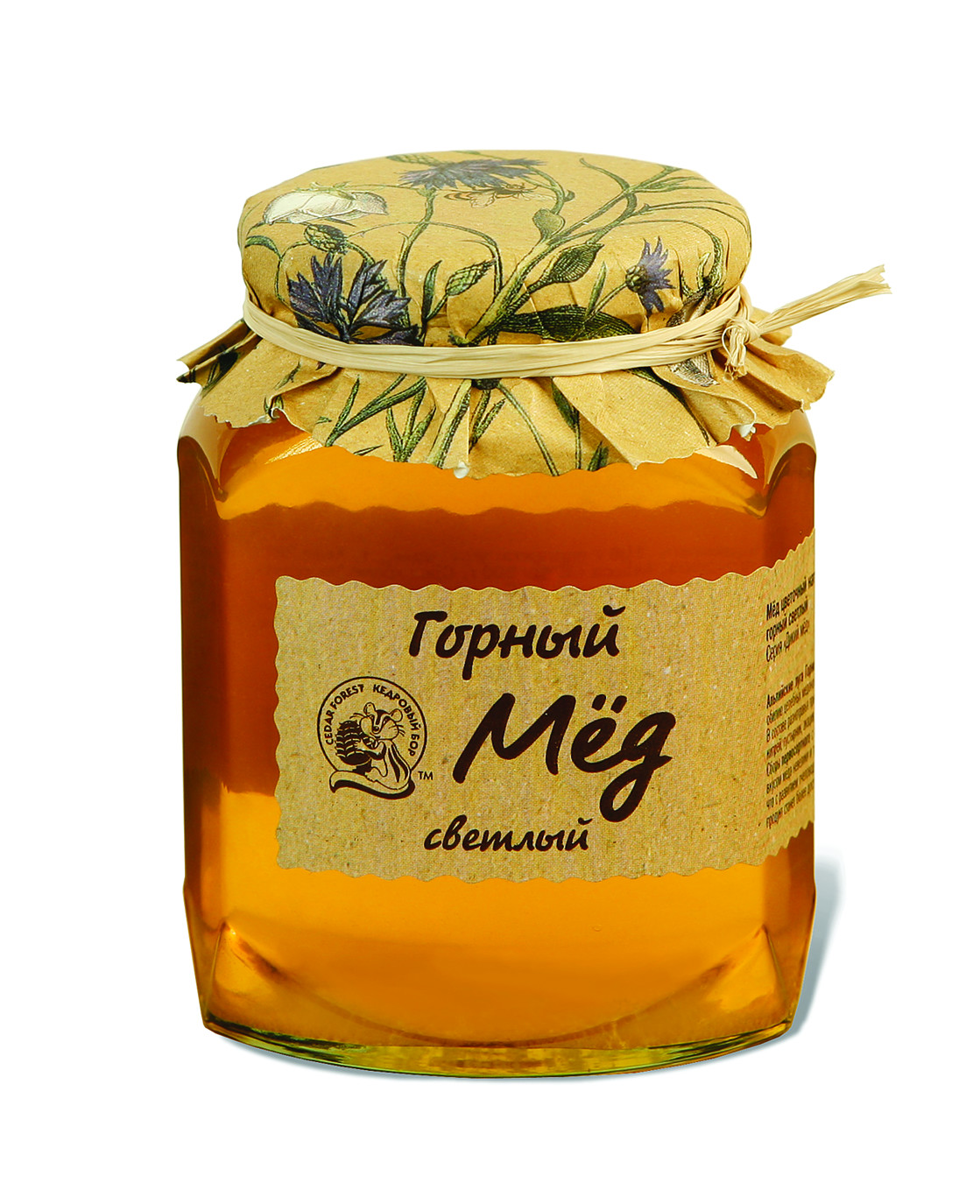 Мед горный светлый 500г Мед горный светлый 500г