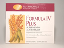 Formula IV Plus (no contiene hierro)