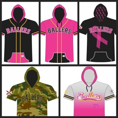 Ballers Short Sleeve Hooded Shirt