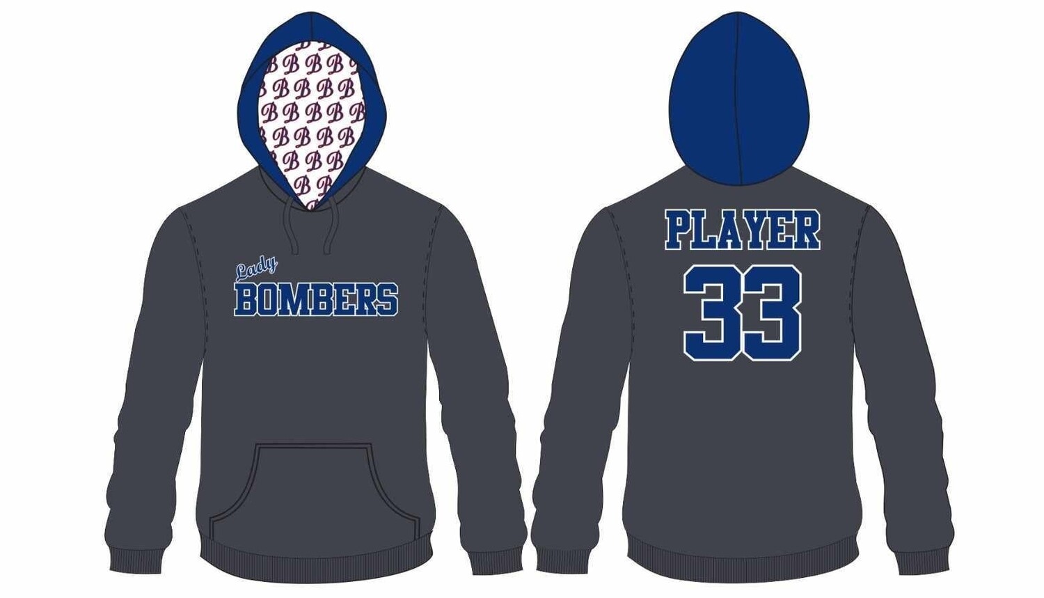 Lady Bombers Fleece Hoodie