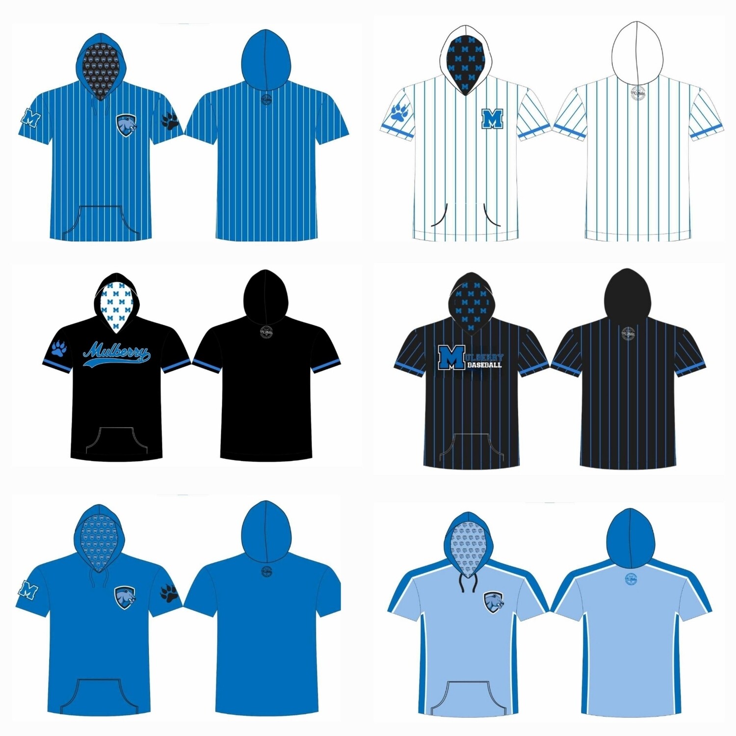 Mulberry Baseball Coaches Style Shirts