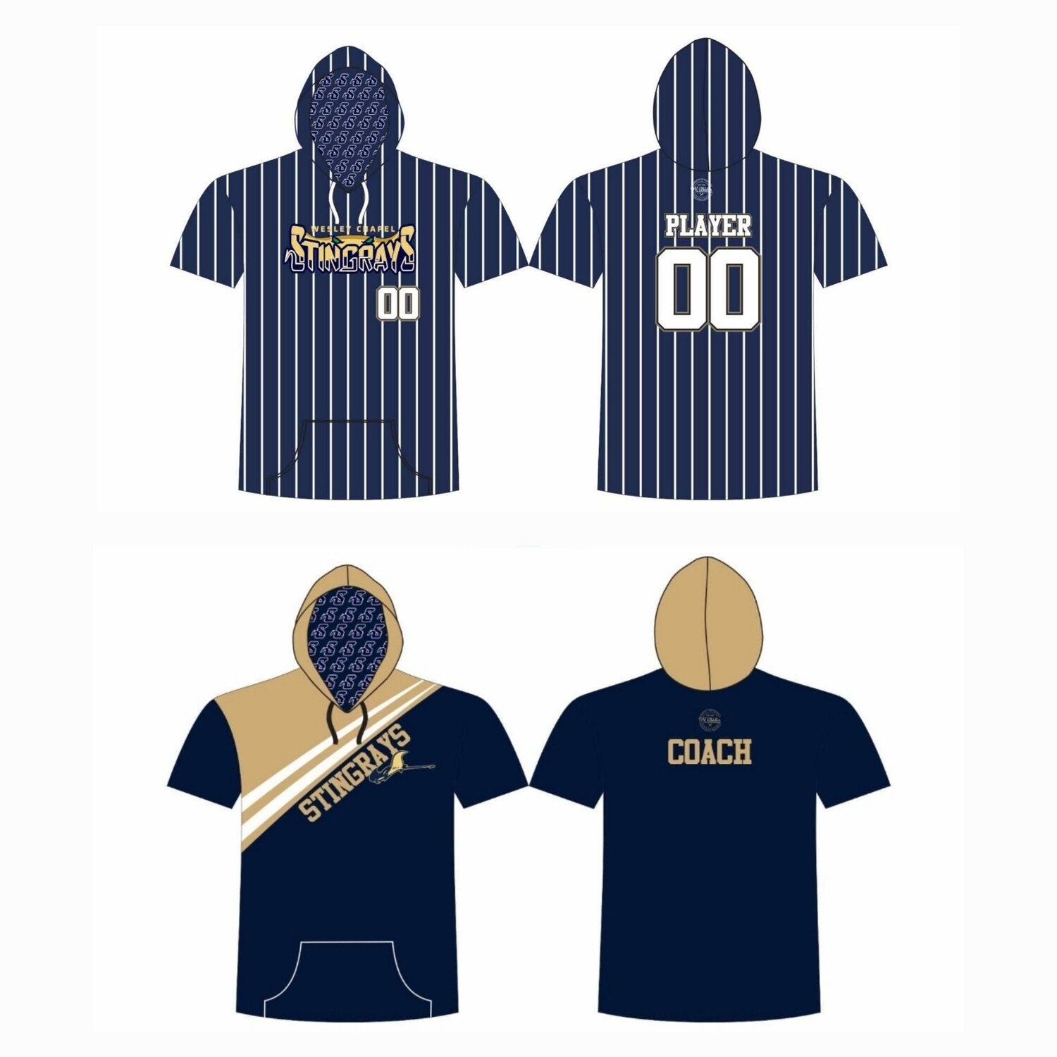 Stingrays Dri-Fit Hooded Short Sleeve