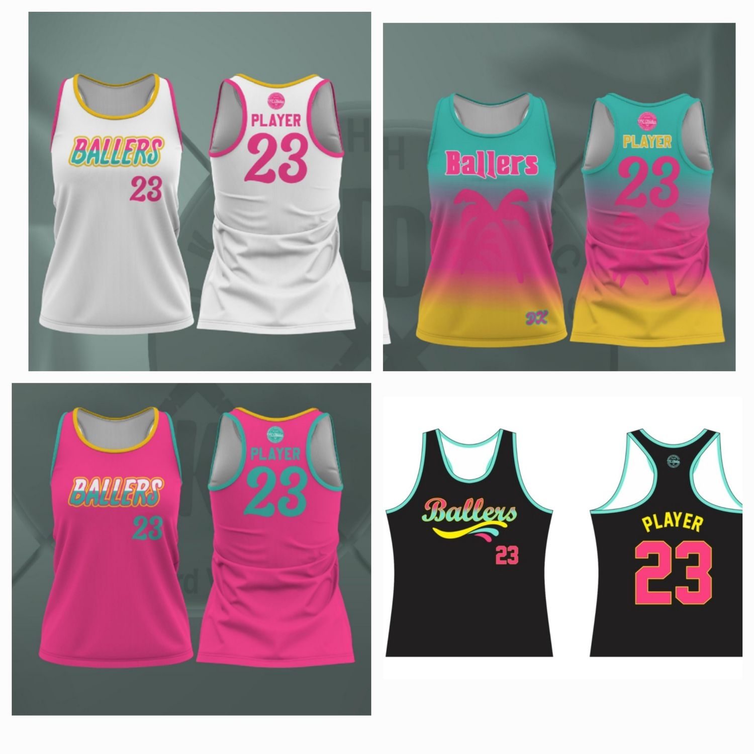 Womens Neon Tanks