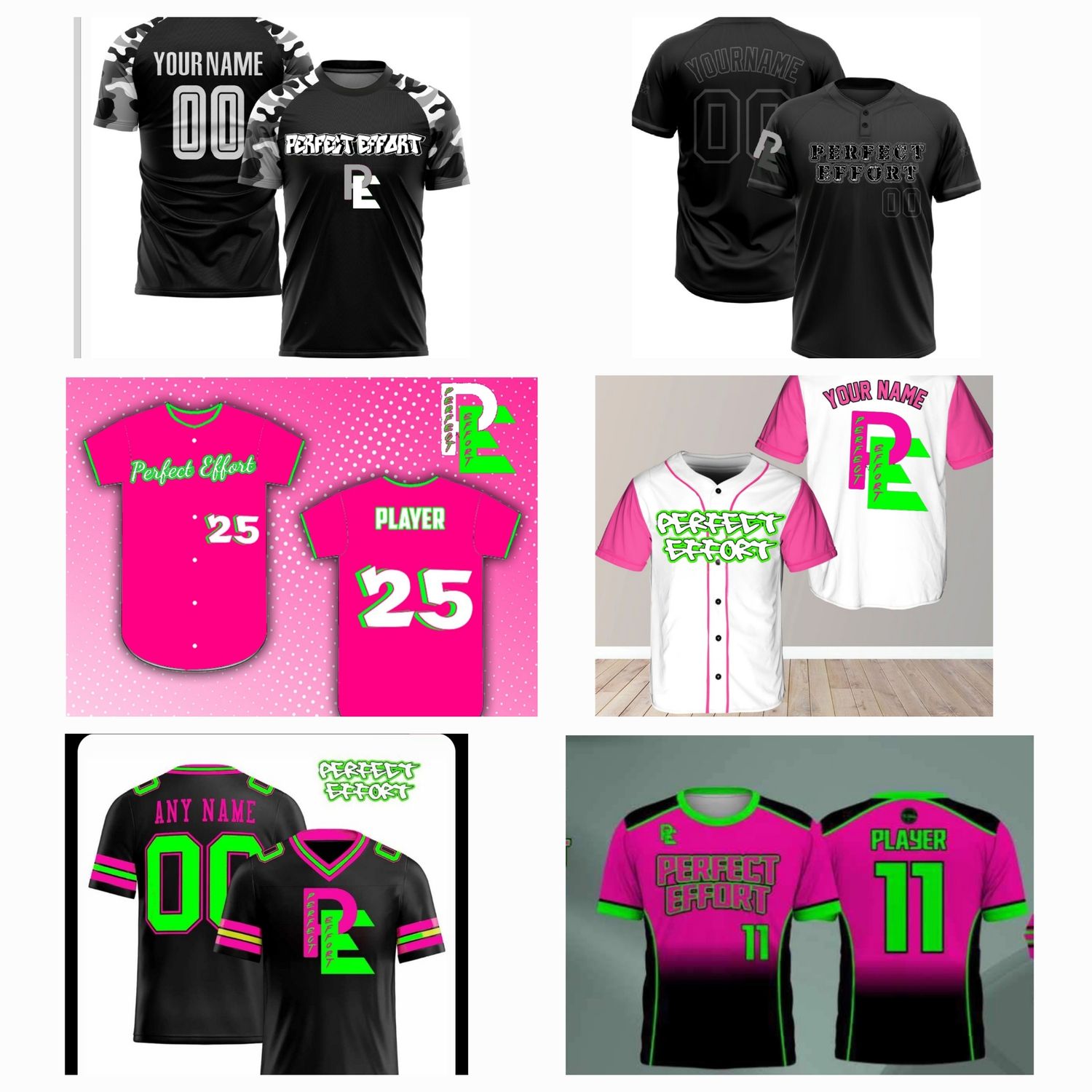Perfect Effort Jerseys