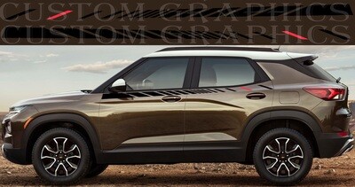 New Stripe Decal Graphic stickers Kit Compatible with Trailblazer