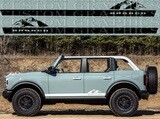 Exclusive Set of Stickers Decal Stripe body kit Compatible with Bronco 4 doors 4x4 Wildtrak Mountains