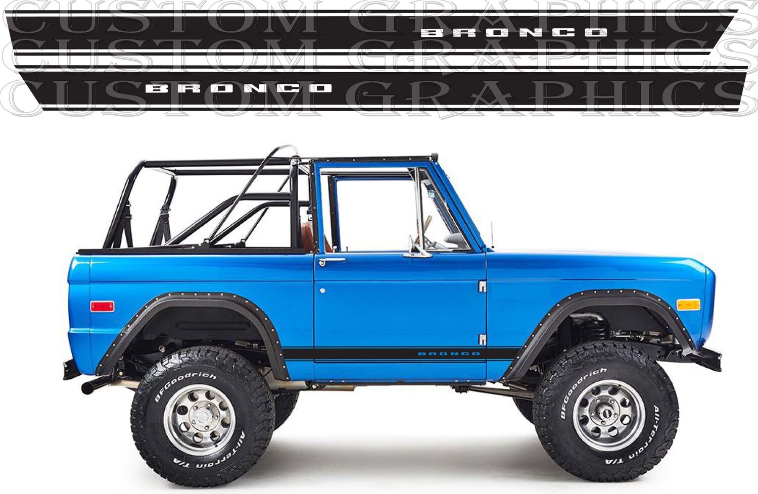 Adorn Your Auto: Vinyl Decals for Sale Compatible with Bronco 1th gen