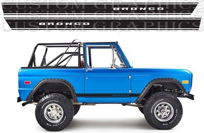 Adorn Your Auto: Vinyl Decals for Sale Compatible with Bronco 1th gen