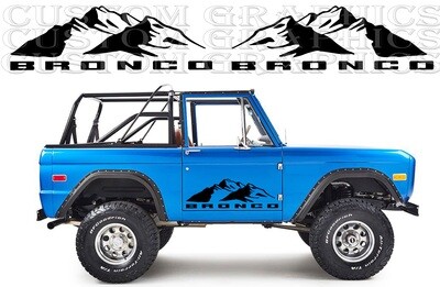 Personalize Your Drive: Car Vinyl Wraps Compatible with Bronco 1th gen