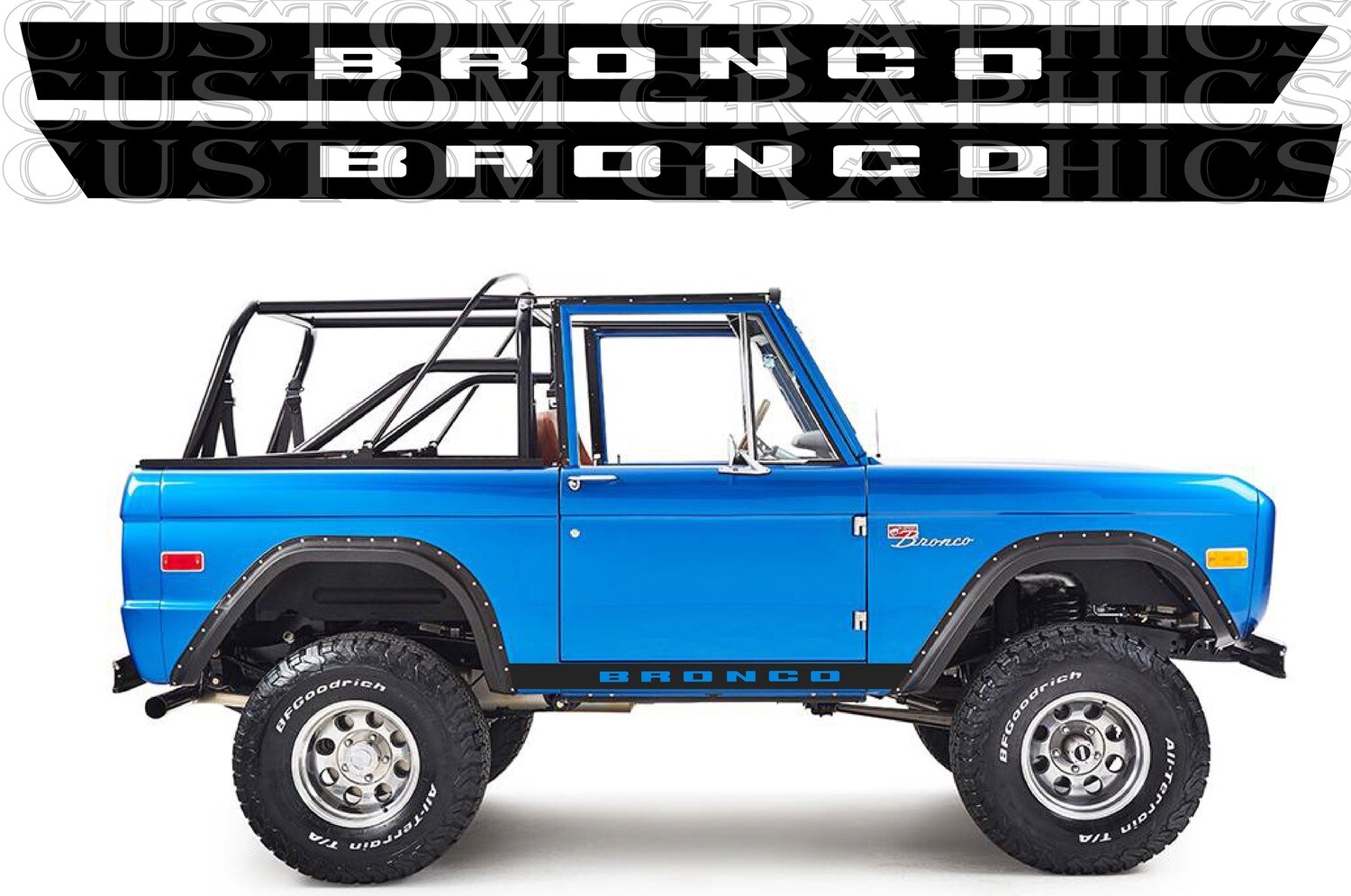 Express Your Style with Car Decals Compatible with Bronco 1th gen