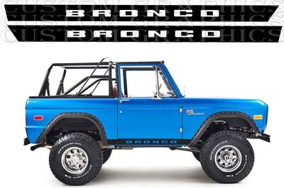 Express Your Style with Car Decals Compatible with Bronco 1th gen
