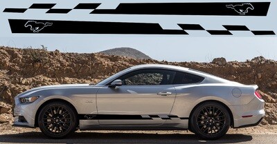 Stripe Decal Graphic stickers Kit Compatible with Mustang