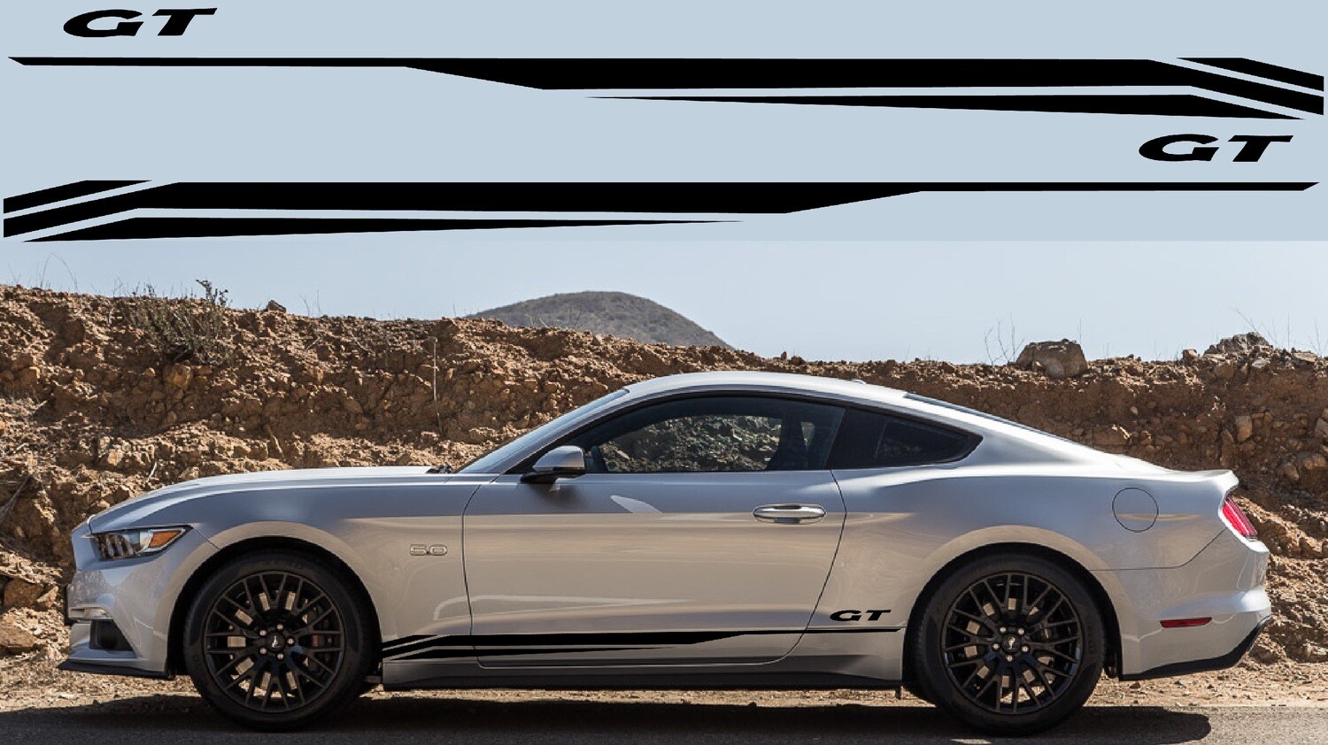 Custom Auto Vinyl Graphics Compatible with Mustang