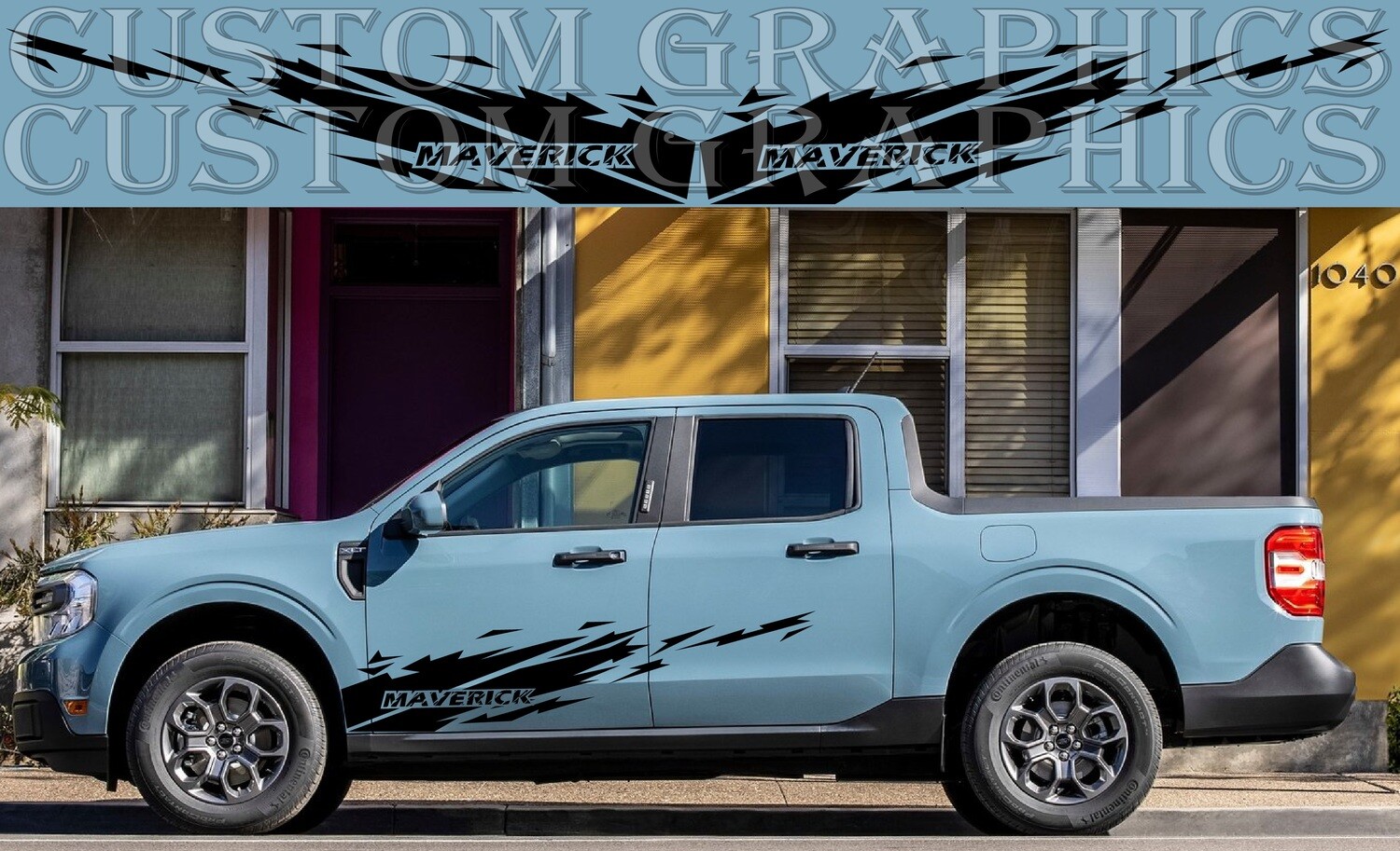 Decal Sport Stripe Kit Compatible with Maverick