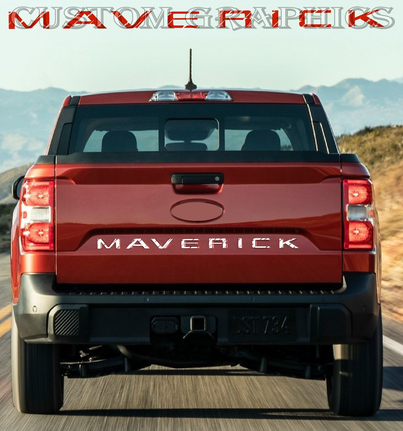 Tailgate Vinyl Decals for Your Ride Compatible with Maverick