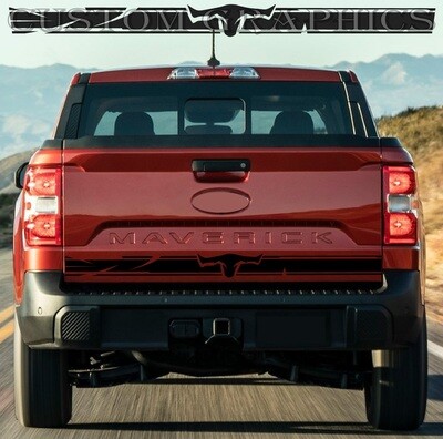 Revamp Your Ride with Vinyl Auto Decals Cars Decals Tailgate Compatible with Maverick