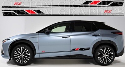 2x body decals side stripes Compatible with RZ