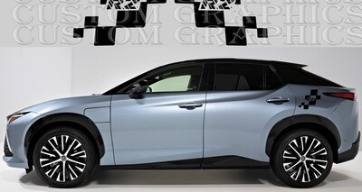 Set of Stickers Decal Stripe body kit Compatible with RZ