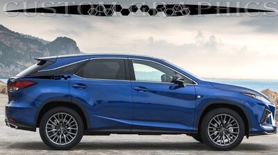 Hit the Road in Style: Vinyl Stickers Compatible with RX350 2016-2022