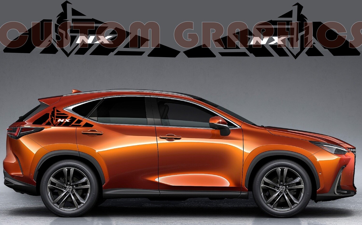 Custom Auto Vinyl Graphics Compatible with NX