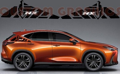 Custom Auto Vinyl Graphics Compatible with NX