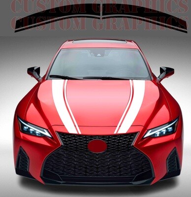 Classic Hood vinyl decal sticker Compatible with IS500