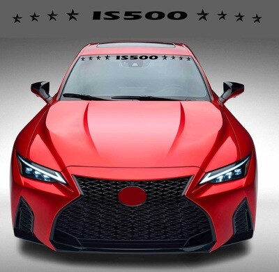 Front Glass vinyl decal sticker Compatible with IS500