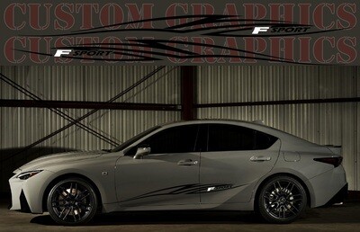 Tribal Side Stripe Decal Graphic Sticker Kit Compatible with IS500