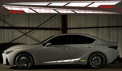 Sport Side door sticker racing design Compatible with IS500