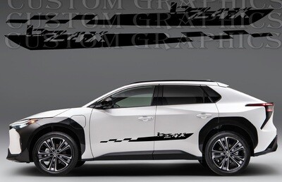 Stick and Drive: Premium Car Vinyl Graphics Compatible with bZ4X 2023