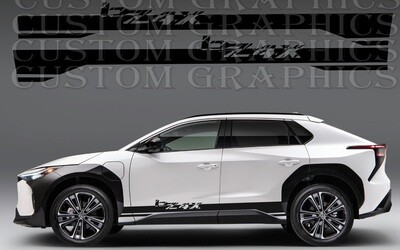 Revamp Your Ride with Vinyl Auto Decals Compatible with bZ4X 2023