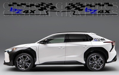 Adorn Your Auto: Vinyl Decals for Sale Compatible with bZ4X 2023