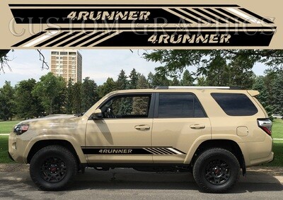 Side Door Stripe Custom kit Stickers Set Kit Compatible with 4Runner TRD Pro