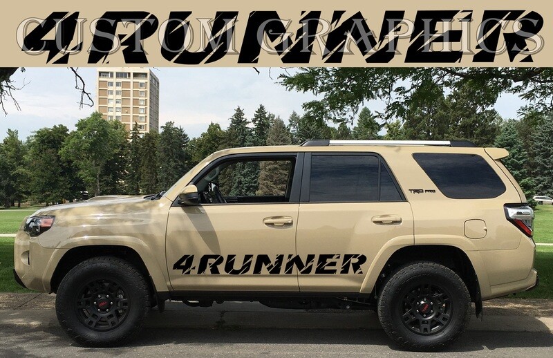 Side door vinyl decal sticker Compatible with 4Runner TRD Pro