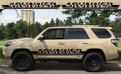 Pair of Sport Side Stripes Decal Sticker Vinyl Compatible with 4Runner TRD Pro