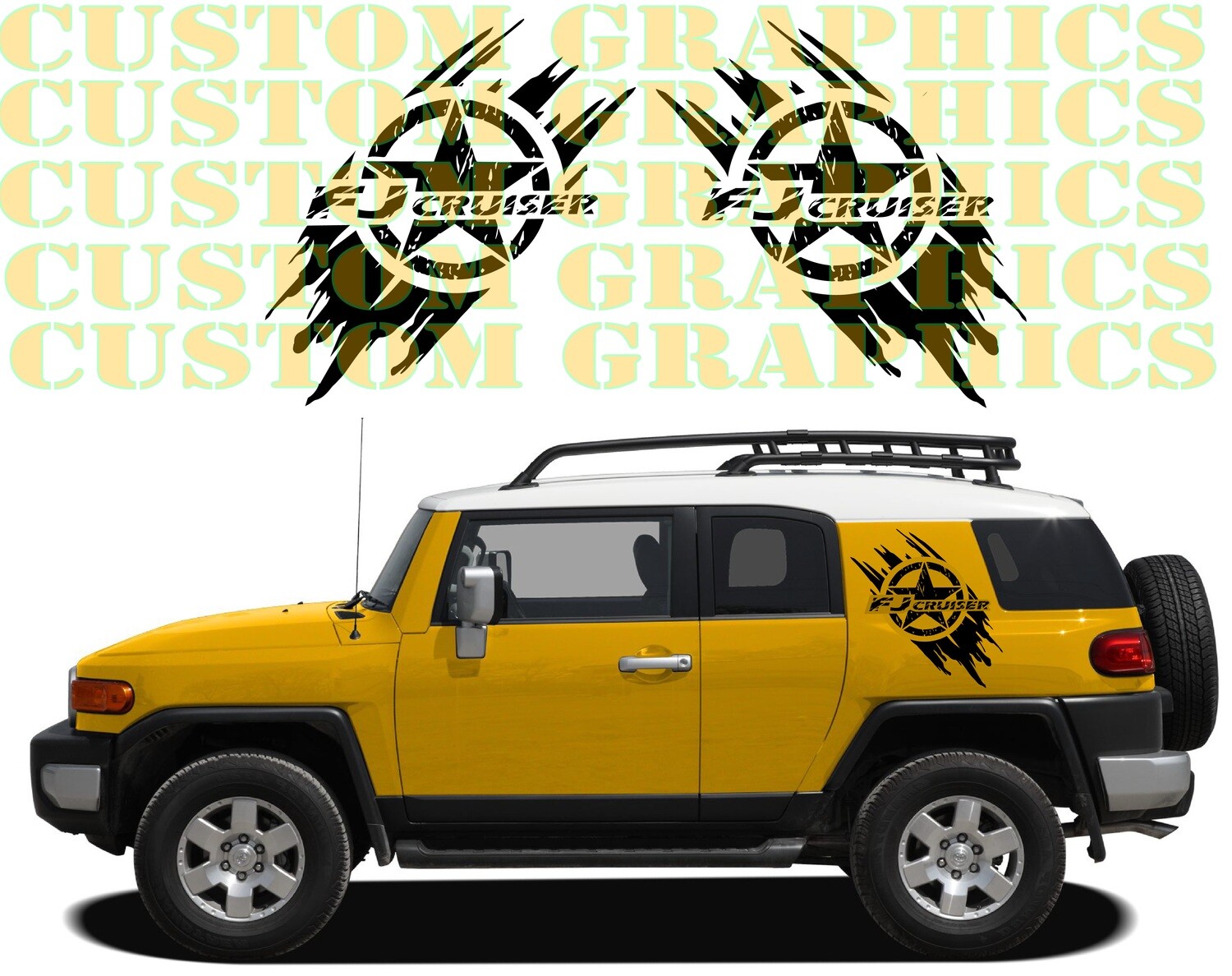 Upgrade Your Car&#39;s Look with Vinyl Stickers Compatible with FJ Cruiser
