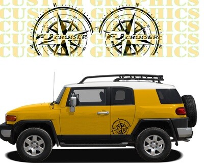 Stick and Drive: Premium Car Vinyl Graphics Compatible with FJ Cruiser