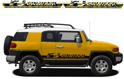 Premium vinyl car decals Compatible with Toyota FJ Cruiser