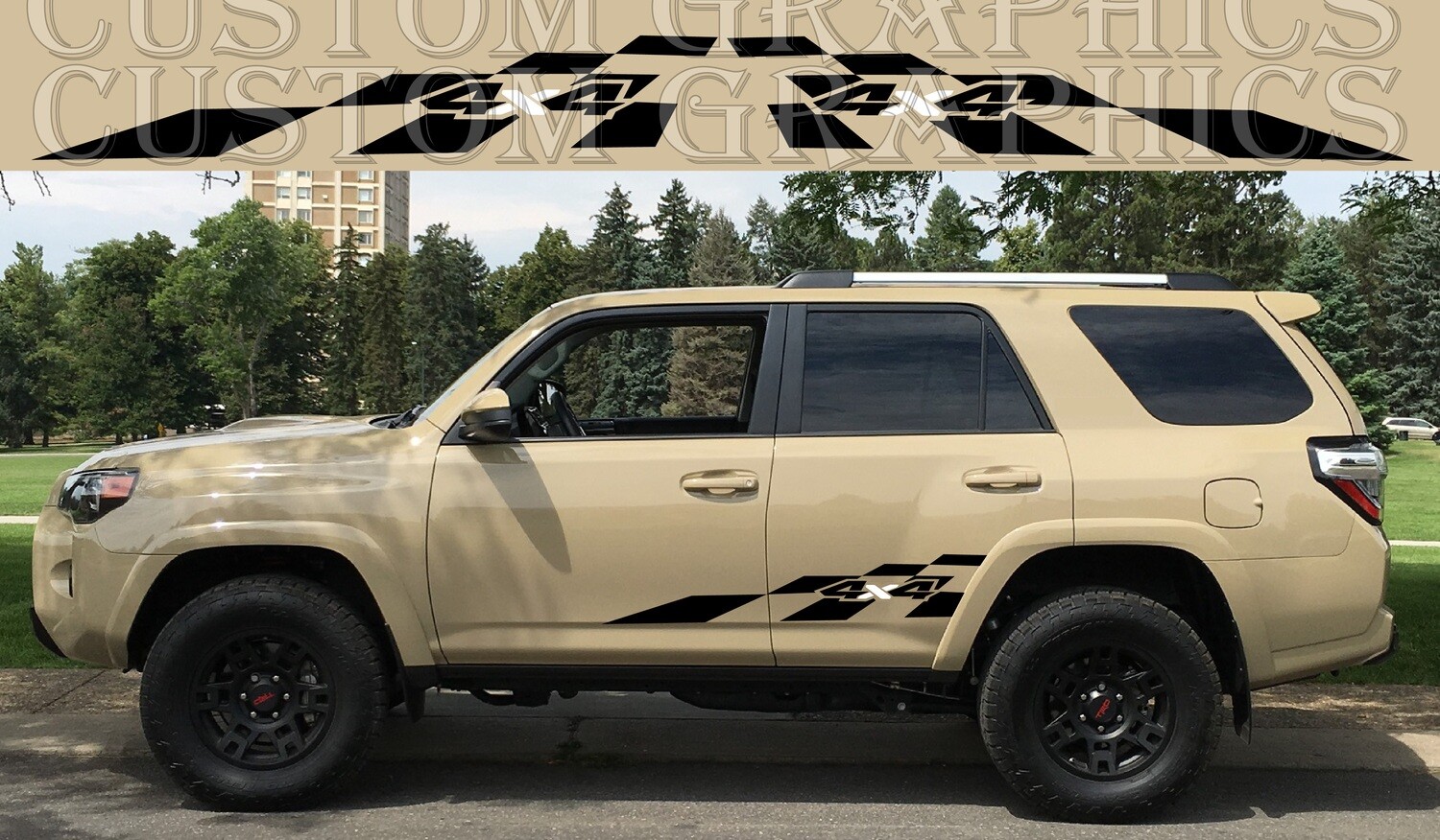 Sport Side door sticker racing design Compatible with 4Runner TRD Pro
