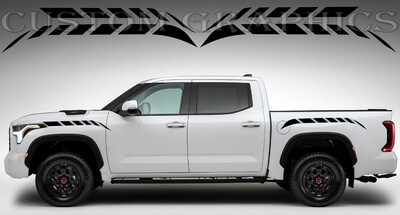 4X Side door stripe vinyl decal graphic sticker Kit Compatible with Tundra 2022