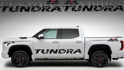 4x Vinyl Decals for Your Ride Compatible with Tundra 2022