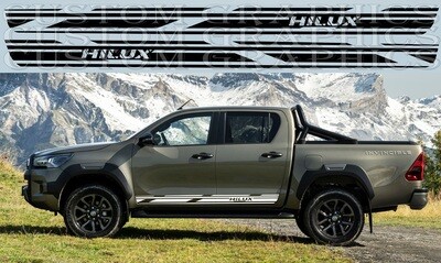 Stick and Drive: Premium Car Vinyl Graphics Compatible with Hilux