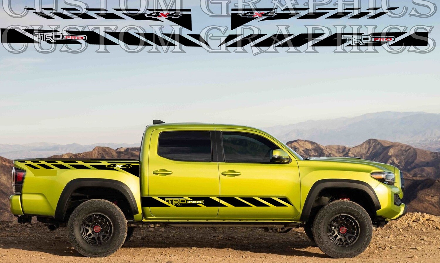 Stick and Drive: Premium Car Vinyl Graphics Compatible with Tacoma Trail Edition 2022