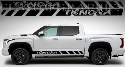 Sport Side door sticker racing design Compatible with Tundra 2022