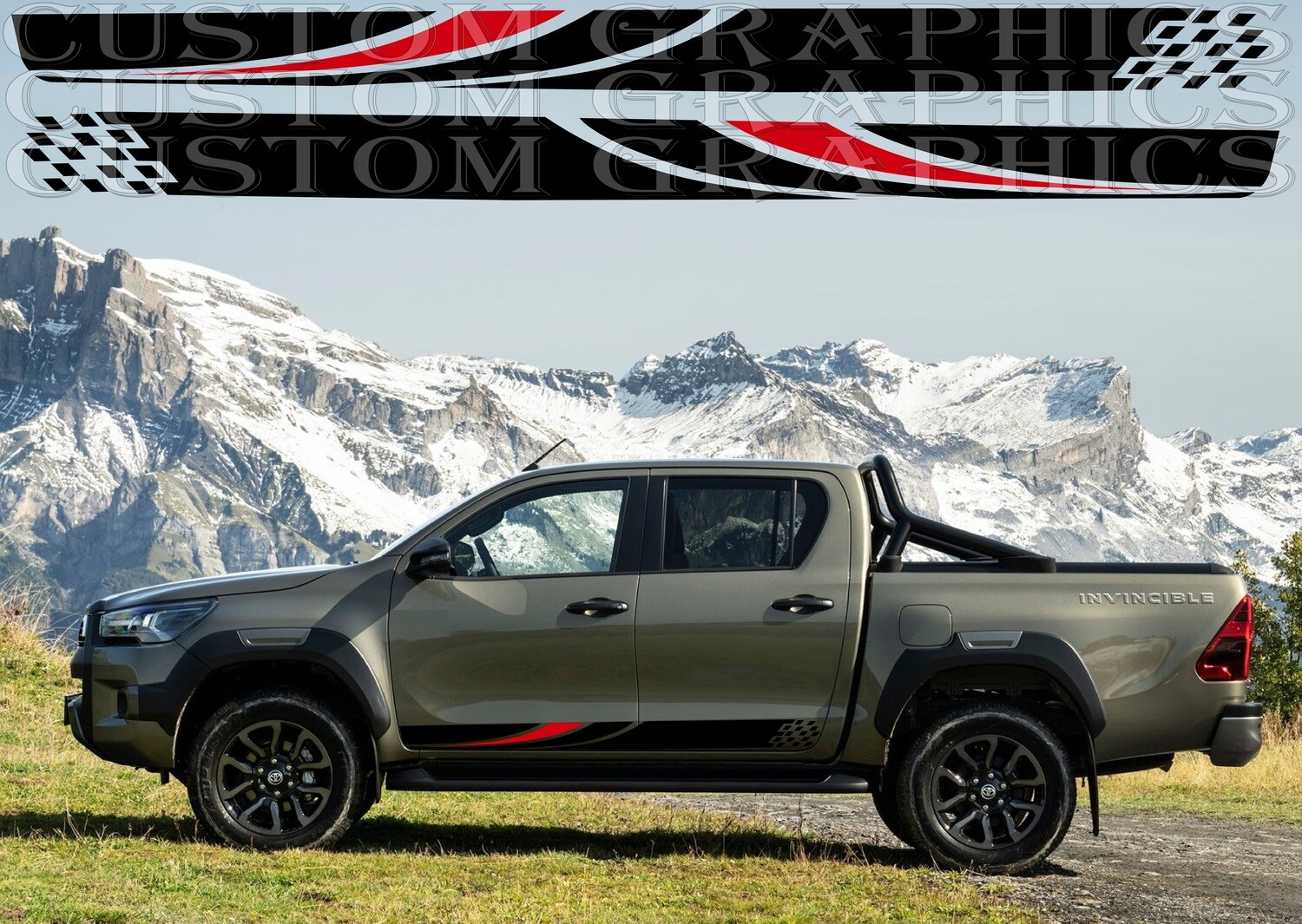 Upgrade Your Car&#39;s Look with Vinyl Stickers Compatible with Hilux