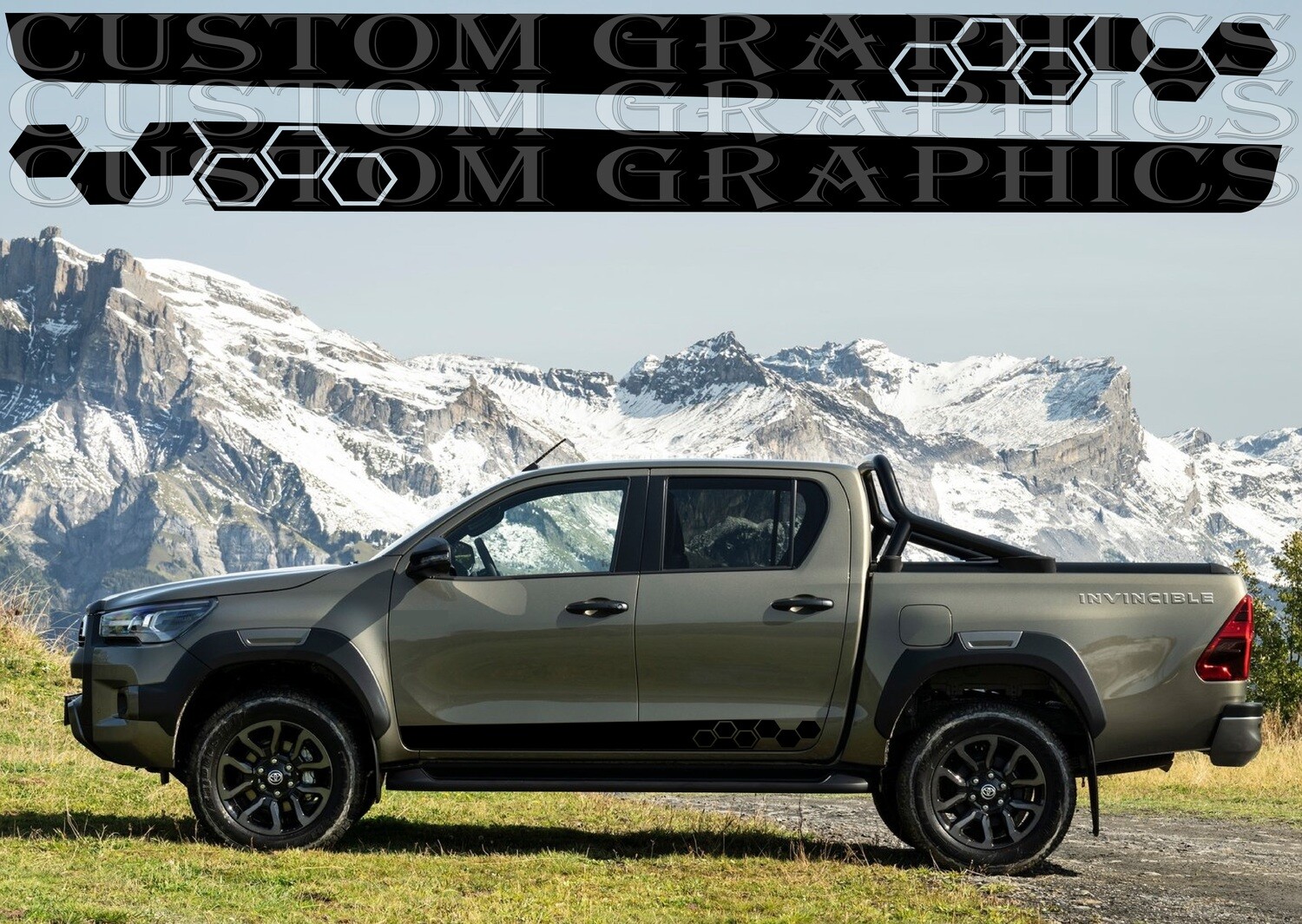 Hit the Road in Style: Vinyl Stickers for Cars Compatible with Hilux