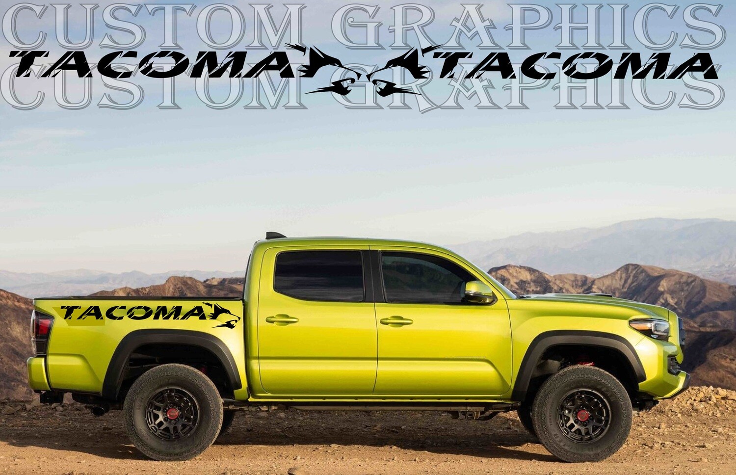 Express Your Style with Car Decals Compatible with Tacoma Trail Edition 2022