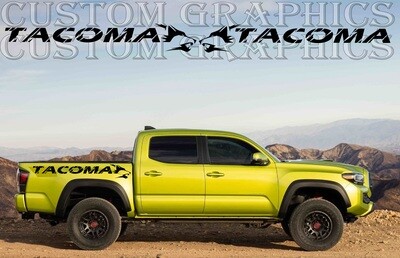 Express Your Style with Car Decals Compatible with Tacoma Trail Edition 2022